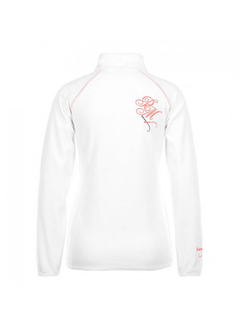 Sweat polaire   AFINE - PEAK MOUNTAIN Blanc - Kiabi