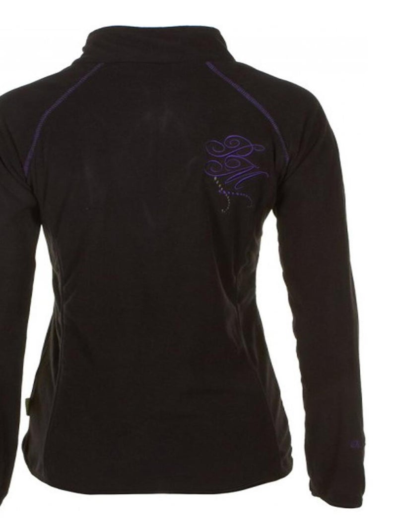 Sweat polaire   AFINE - PEAK MOUNTAIN Noir Noir - Kiabi