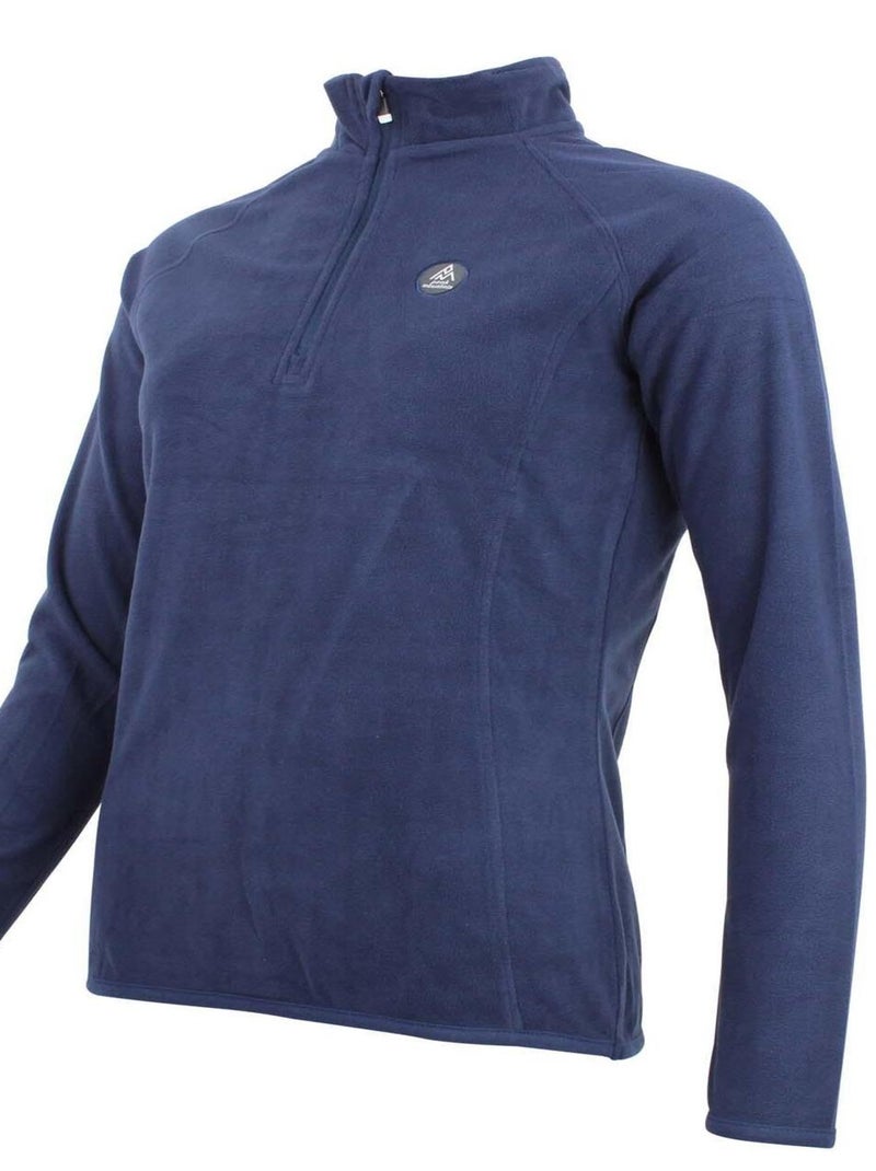 Sweat polaire   AFINOR - PEAK MOUNTAIN Bleu marine - Kiabi