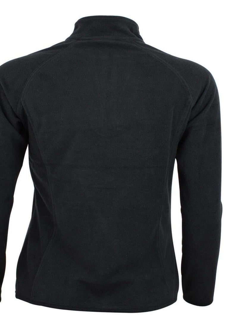 Sweat polaire   AFINOR - PEAK MOUNTAIN Noir Noir - Kiabi