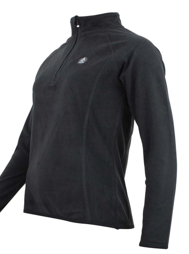 Sweat polaire   AFINOR - PEAK MOUNTAIN Noir Noir - Kiabi