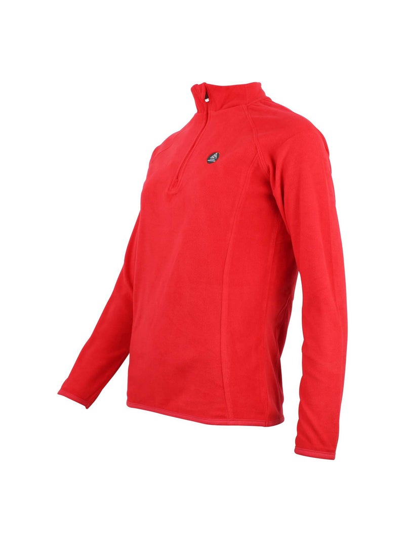 Sweat polaire   AFINOR - PEAK MOUNTAIN Rouge - Kiabi