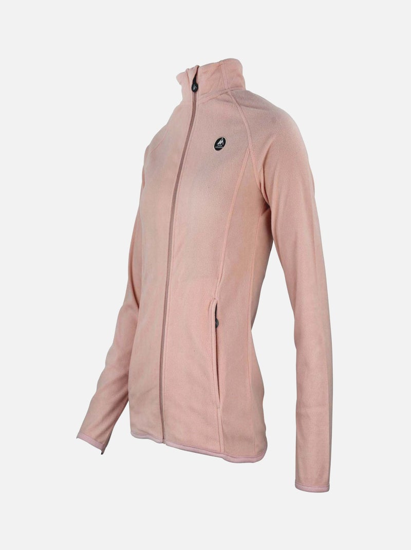 Sweat polaire   AFONOR - PEAK MOUNTAIN Rose - Kiabi