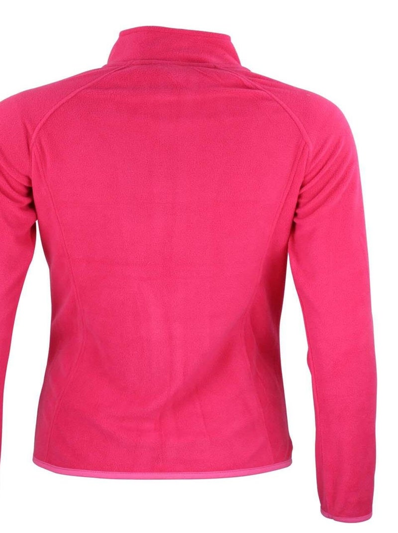 Sweat polaire   AFONOR - PEAK MOUNTAIN Rose fushia - Kiabi