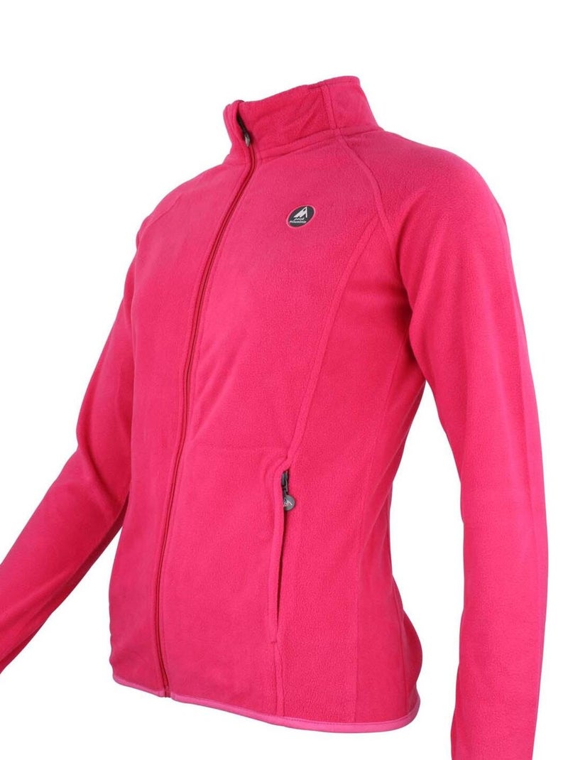 Sweat polaire   AFONOR - PEAK MOUNTAIN Rose fushia - Kiabi