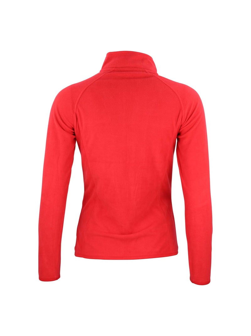 Sweat polaire   AFONOR - PEAK MOUNTAIN Rouge - Kiabi