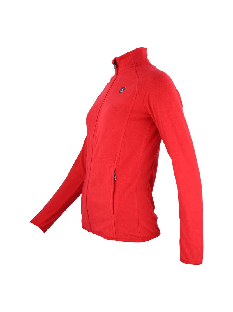 Sweat polaire   AFONOR - PEAK MOUNTAIN Rouge - Kiabi