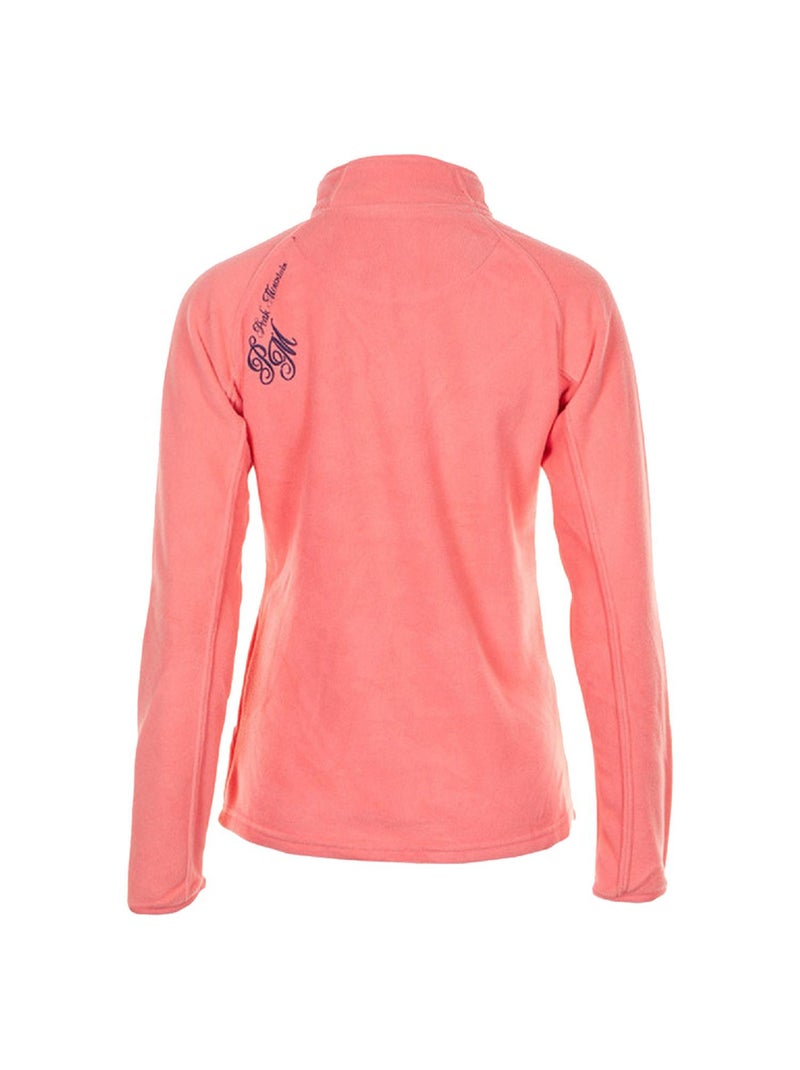 Sweat polaire   ATILA - PEAK MOUNTAIN Orange corail - Kiabi