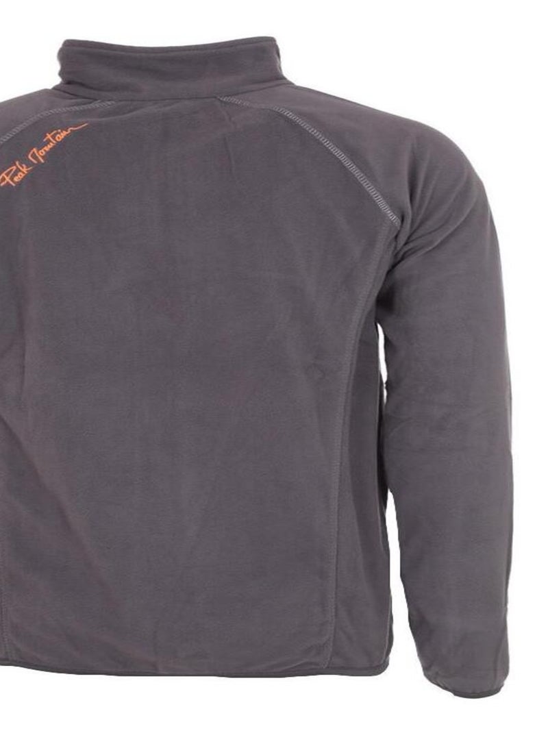 Sweat polaire   CAFINE - PEAK MOUNTAIN Gris - Kiabi