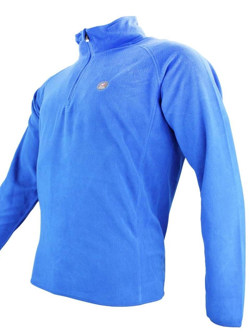 Sweat polaire   CAFINOR - PEAK MOUNTAIN Bleu - Kiabi