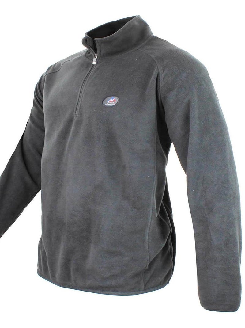Sweat polaire   CAFINOR - PEAK MOUNTAIN Gris - Kiabi