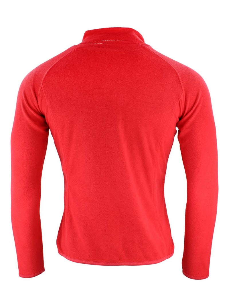 Sweat polaire   CAFINOR - PEAK MOUNTAIN Rouge - Kiabi