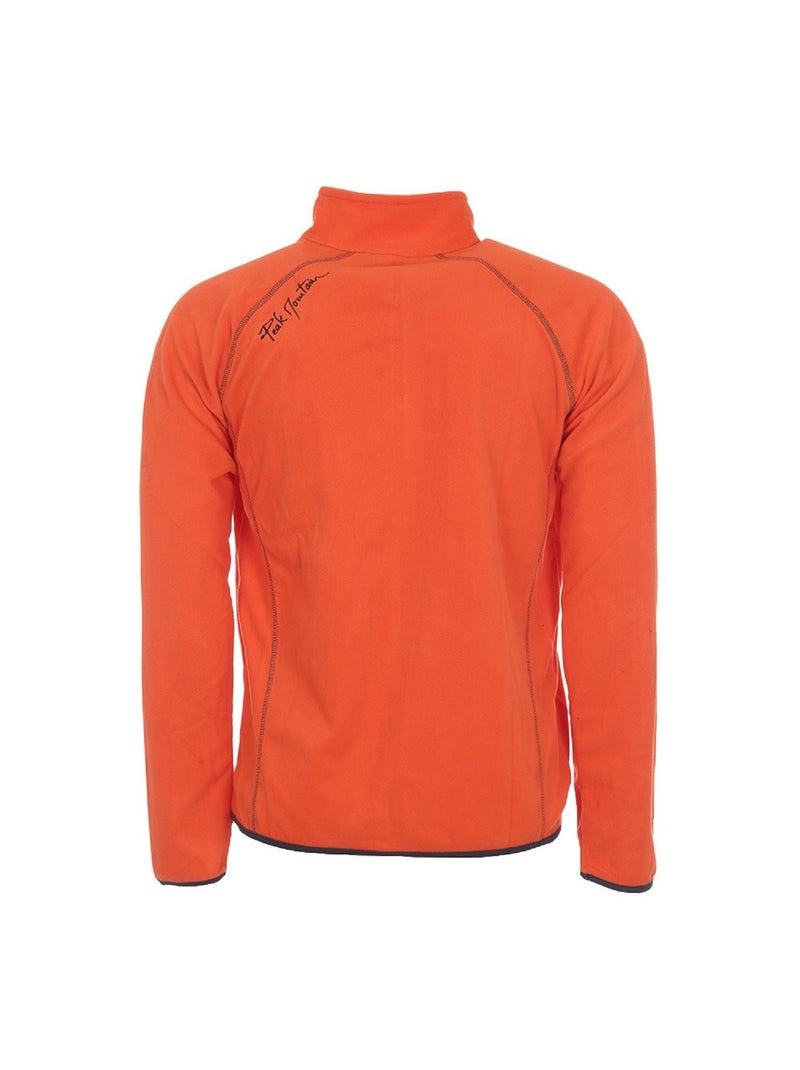 Sweat polaire   CAFONE - PEAK MOUNTAIN Orange - Kiabi