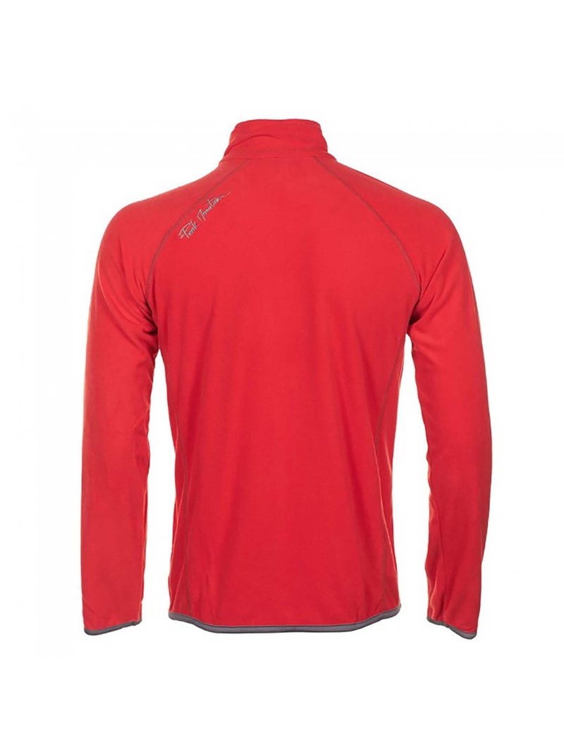 Sweat polaire   CAFONE - PEAK MOUNTAIN Rouge - Kiabi