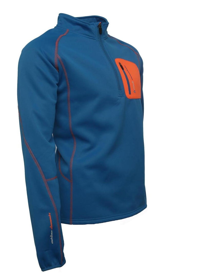 Sweat polaire   CERUNO - PEAK MOUNTAIN Bleu - Kiabi