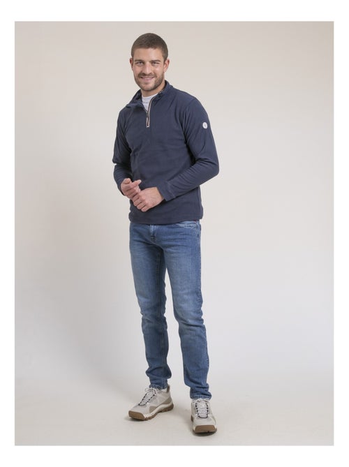 Sweat polaire col camionneur WATOM - Kiabi