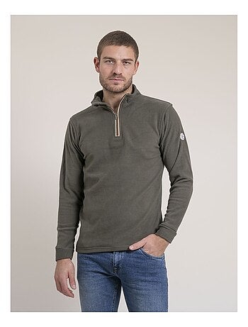 Sweat polaire col camionneur WATOM