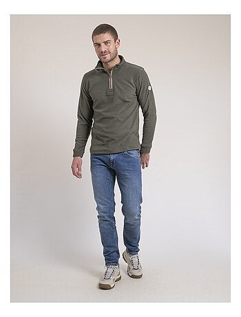 Sweat polaire col camionneur WATOM