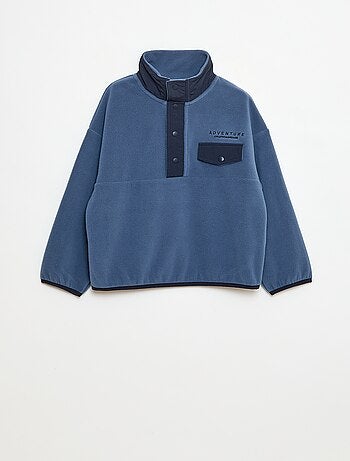 Sweat polaire col montant