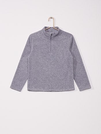 Sweat polaire col montant