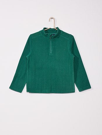 Sweat polaire col montant