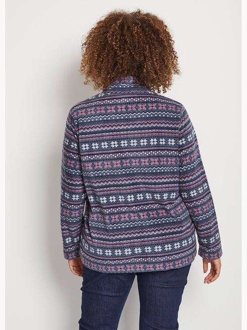Sweat polaire col montant zippé - Afibel - Kiabi Sweat polaire col montant zippé - Afibel - Kiabi