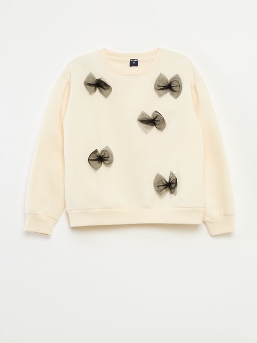 Sweat polaire fantaisie - Kiabi