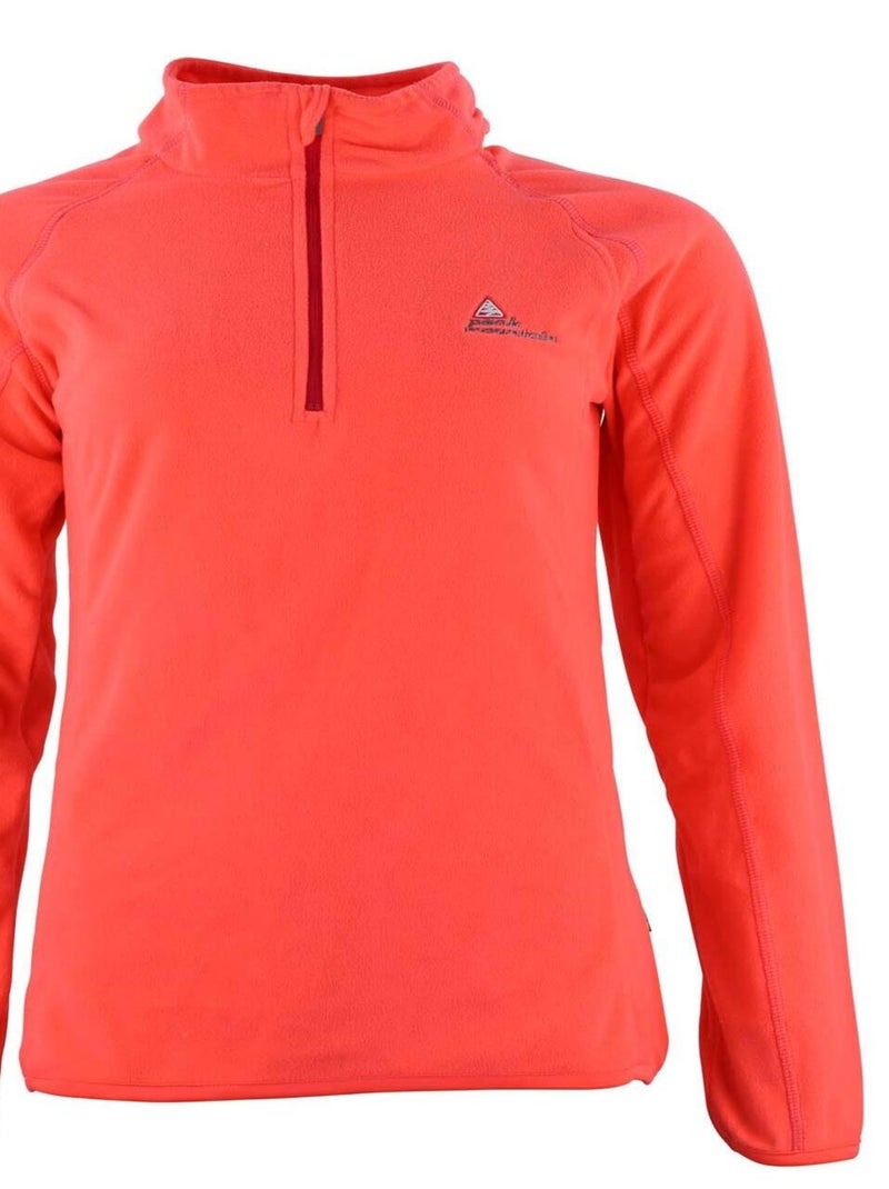 Sweat polaire femme AFINE Orange - Kiabi