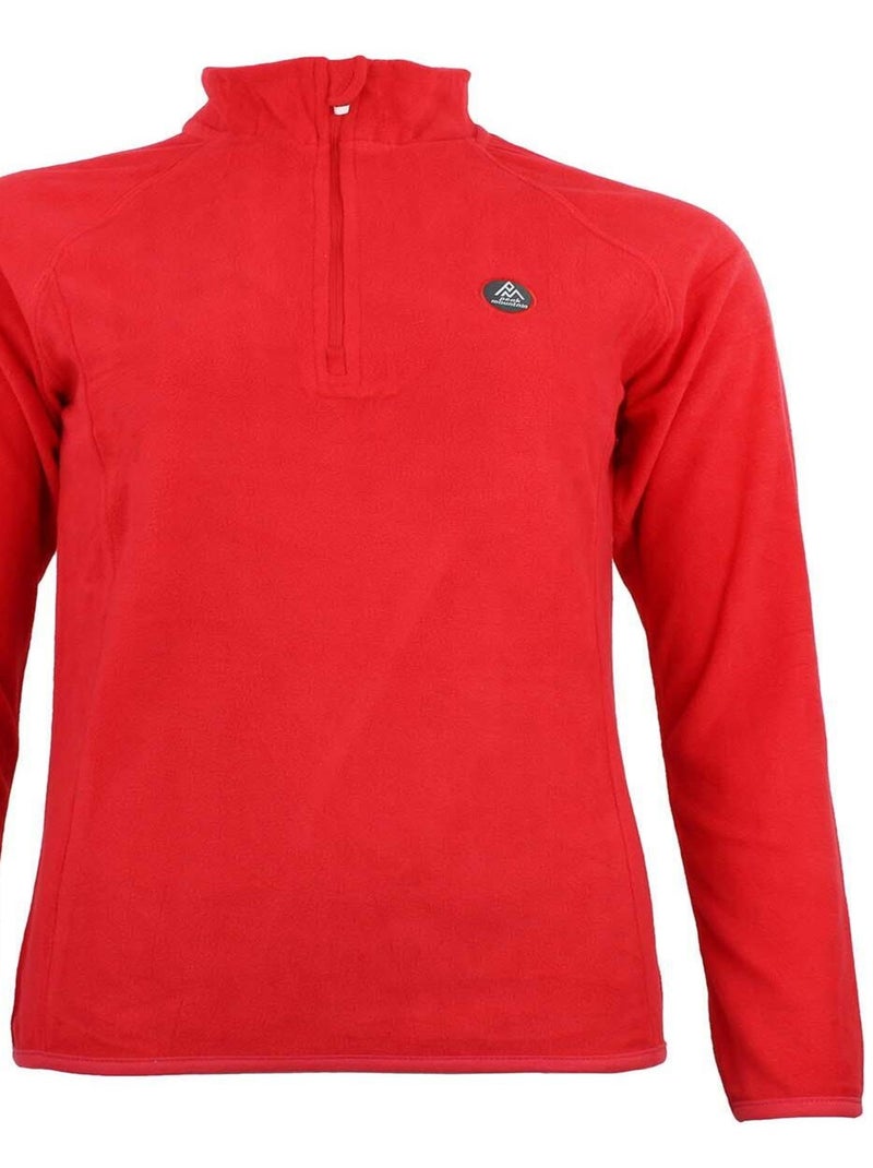 Sweat polaire femme AFINOR Rouge - Kiabi