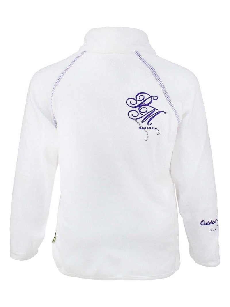 Sweat polaire fille FAFINE - PEAK MOUNTAIN Blanc - Kiabi