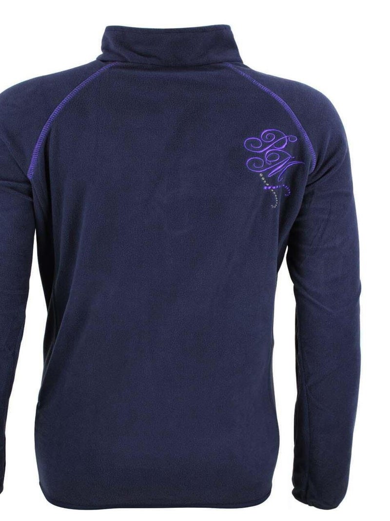 Sweat polaire fille FAFINE - PEAK MOUNTAIN Bleu marine - Kiabi