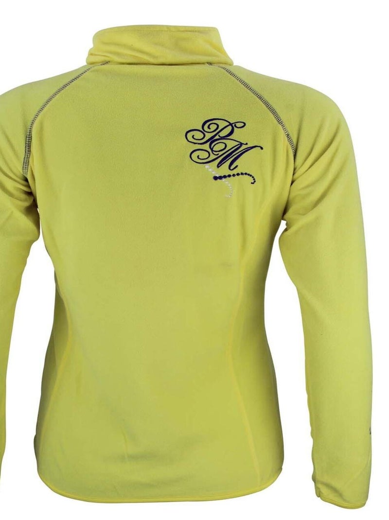 Sweat polaire fille FAFINE - PEAK MOUNTAIN Jaune - Kiabi