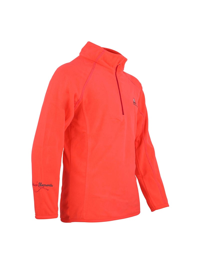 Sweat polaire fille FAFINE - PEAK MOUNTAIN Orange corail - Kiabi