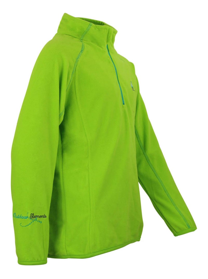 Sweat polaire fille FAFINE - PEAK MOUNTAIN Vert - Kiabi