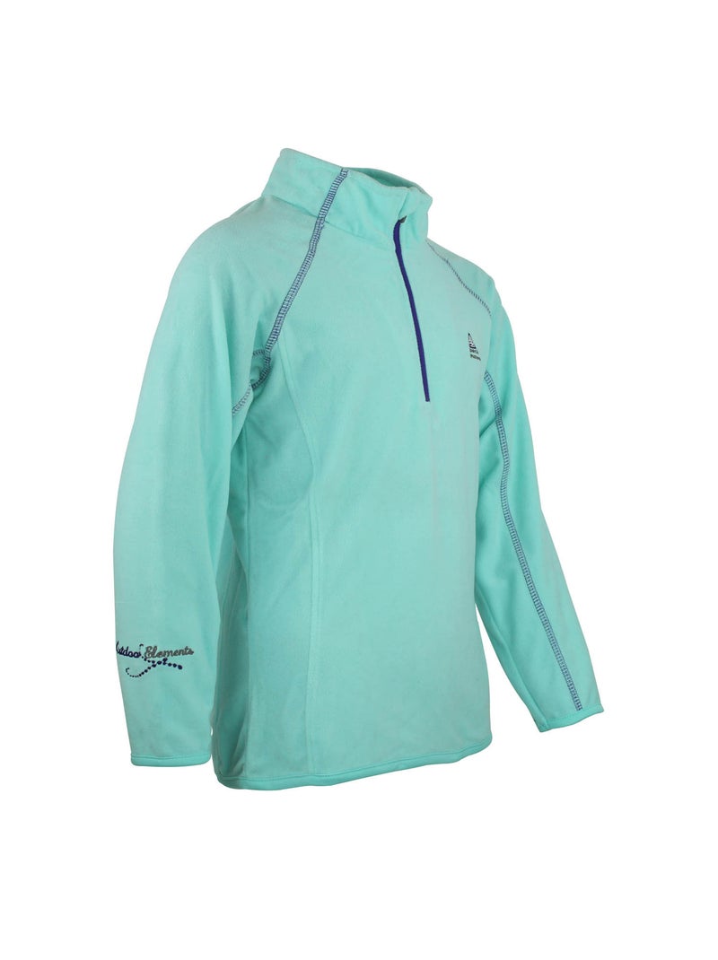 Sweat polaire fille GAFINE - PEAK MOUNTAIN Bleu turquoise - Kiabi