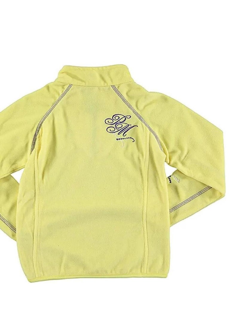 Sweat polaire fille GAFINE - PEAK MOUNTAIN Jaune - Kiabi