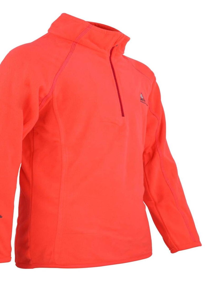 Sweat polaire fille GAFINE - PEAK MOUNTAIN Orange corail - Kiabi