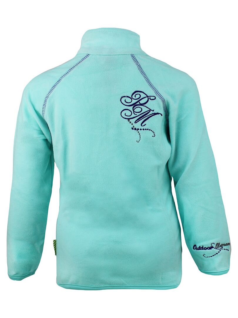 Pull Polaire Femme Mountain Warehouse Bleu - Taille UK 14 - 1/2 Zip - Occasion Très Bon état
