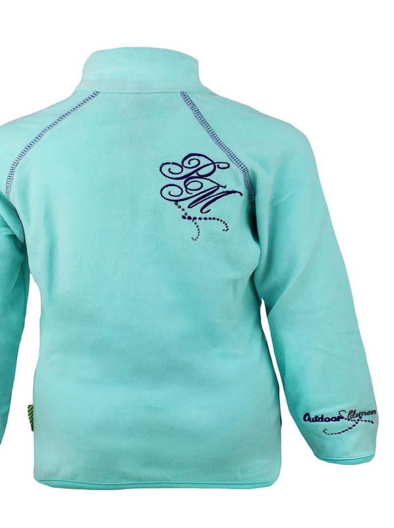 Sweat polaire fille GAFONE - PEAK MOUNTAIN Bleu turquoise - Kiabi