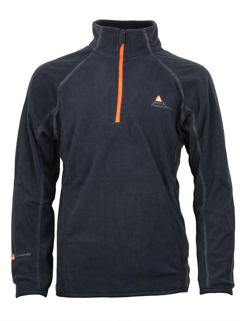 Sweat polaire garçon ECAFINE Noir Noir - Kiabi