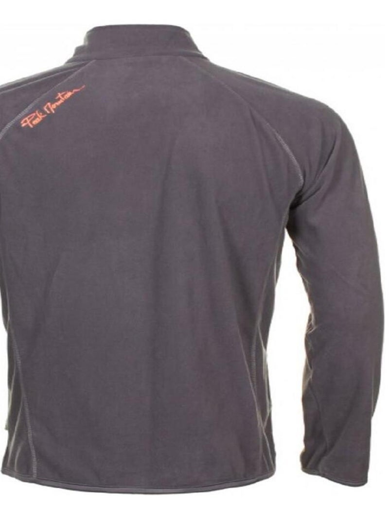 Sweat polaire garçon ECAFONE - PEAK MOUNTAIN Gris - Kiabi