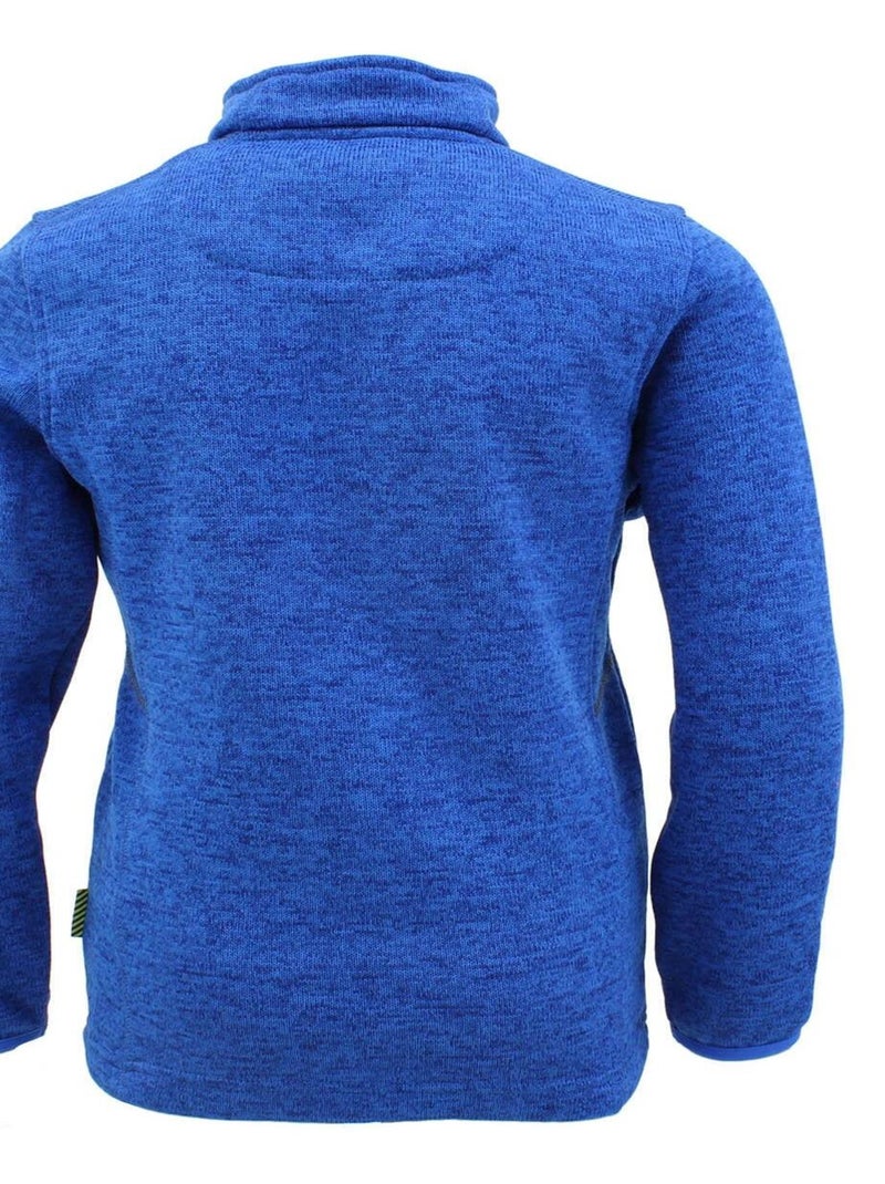 Sweat polaire garçon ECYPA - PEAK MOUNTAIN Bleu - Kiabi