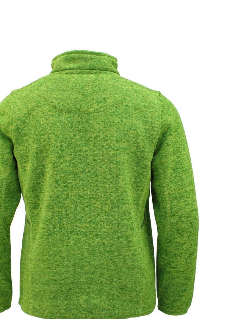 Sweat polaire garçon ECYPA - PEAK MOUNTAIN Vert - Kiabi