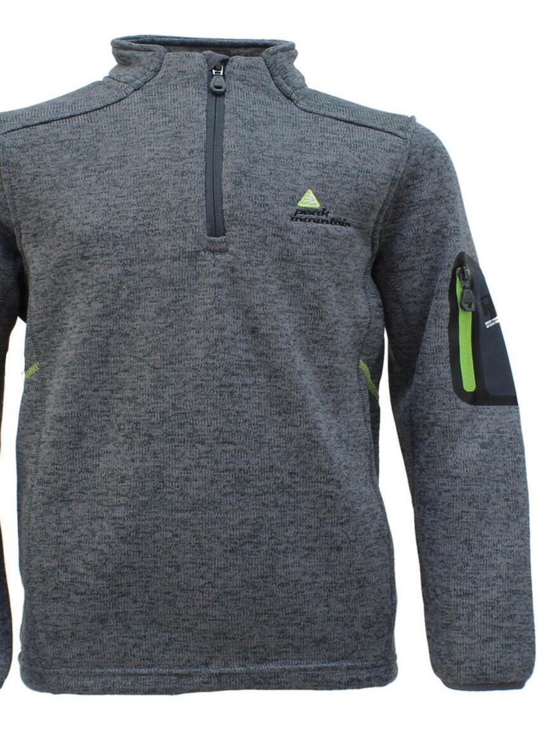 Sweat polaire garçon ECYPA Gris - Kiabi
