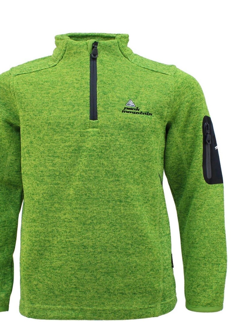 Sweat polaire garçon ECYPA Vert - Kiabi