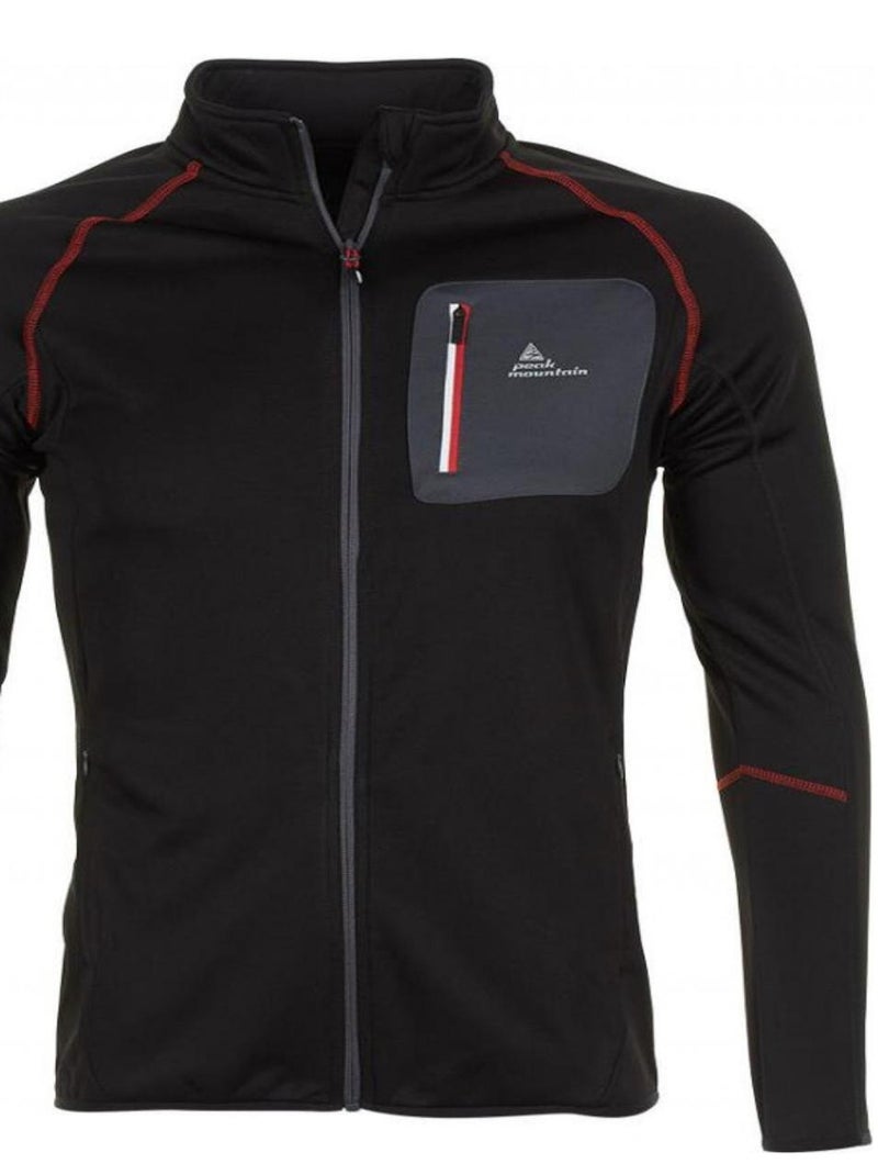 Sweat polaire homme CEMANI - PEAK MOUNTAIN Noir Noir - Kiabi