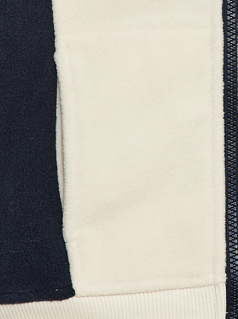 Sweat polaire loose Beige - Kiabi