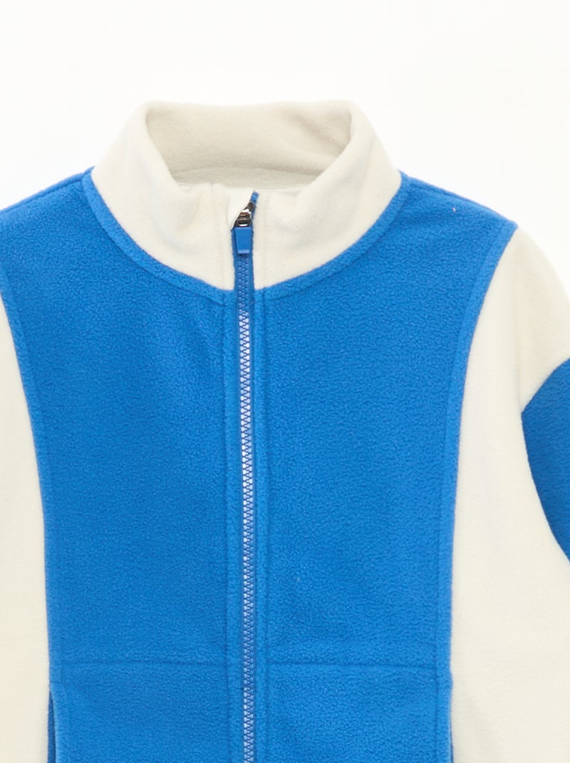 Sweat polaire loose Bleu - Kiabi