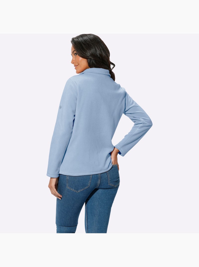 Sweat polaire qualité polaire douce - taille standard - witt Bleu - Kiabi
