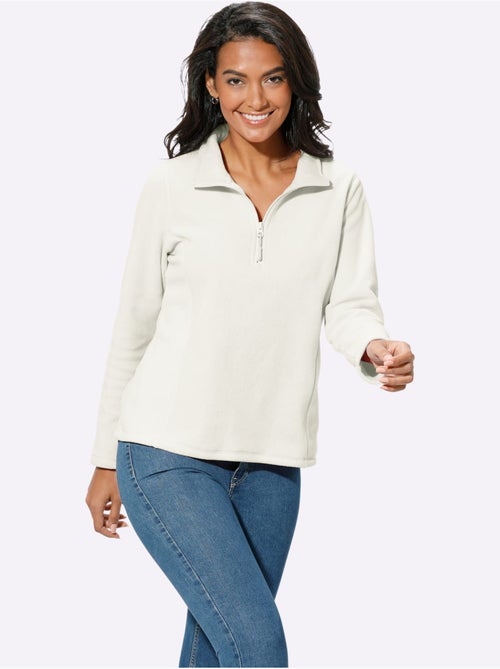Sweat polaire qualité polaire douce - taille standard - witt - Kiabi Sweat polaire qualité polaire douce - taille standard - witt - Kiabi